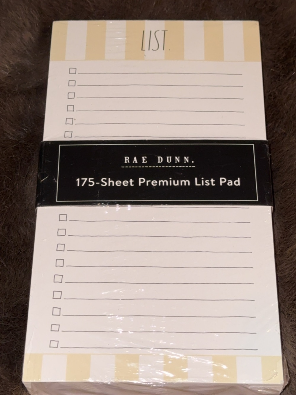 NWT Rae Dunn 175 Sheet Premium List Pad Office/Stationary/School/Teacher